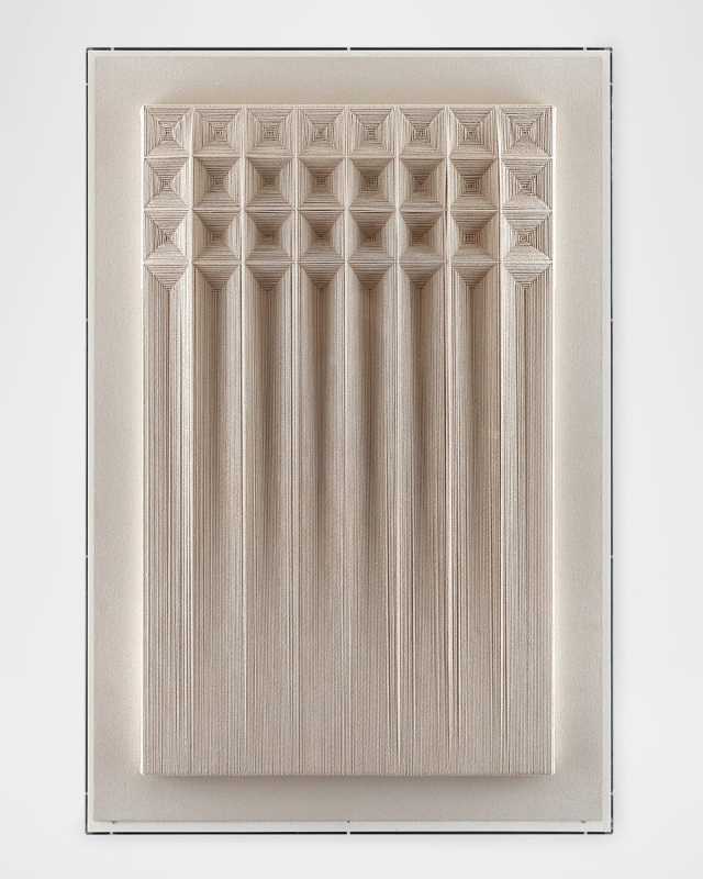"Faceted Fabric" Textural Wall Art